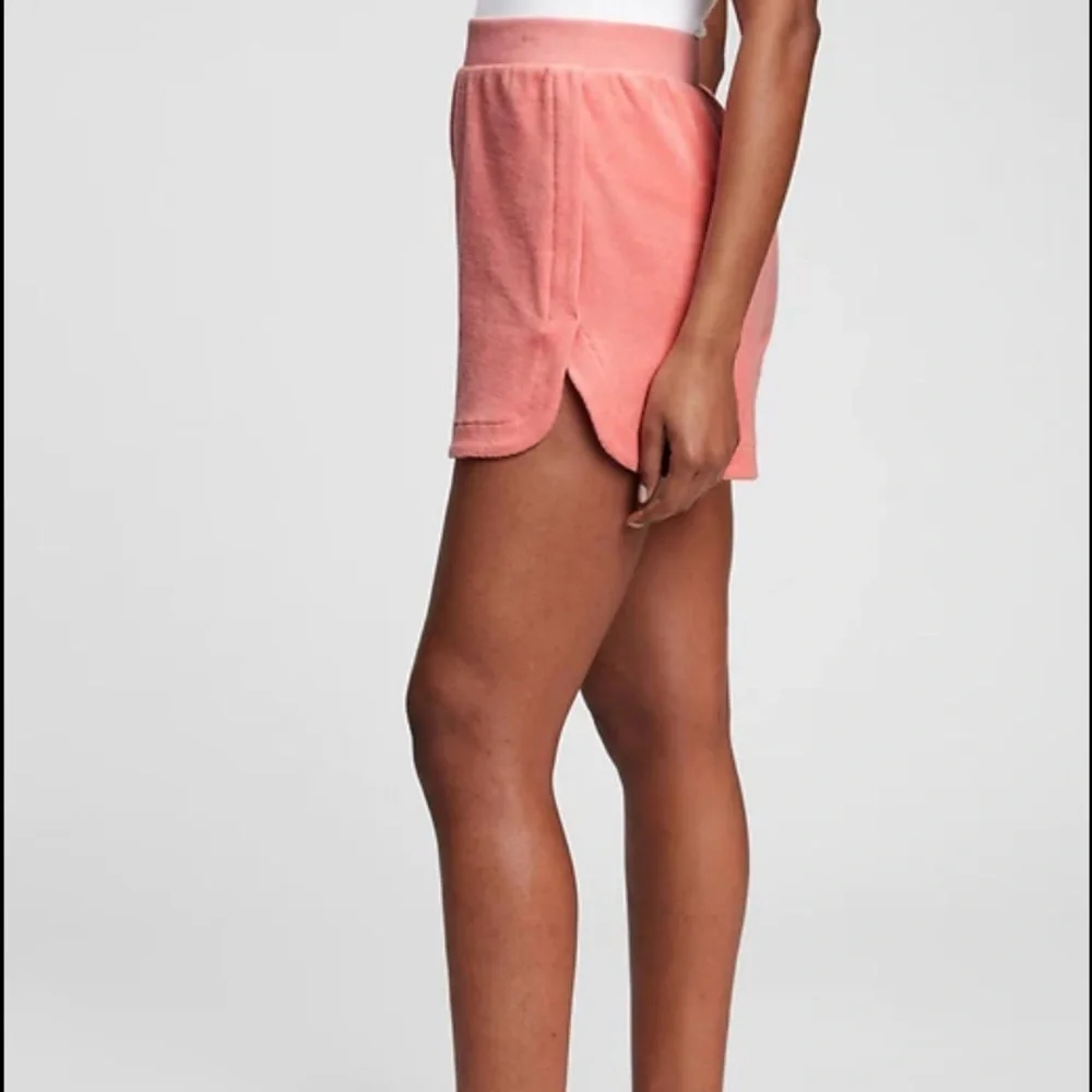 NWT GAP Tall High Rise Towel Terry Shorts‎ - Orange Coral